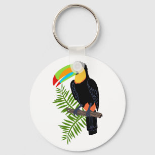 LLAVERO HOJAS DE TOUCAN Y PALM