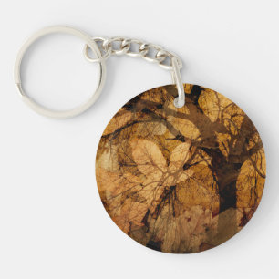 Llavero Hojas doradas y marrones  Isla Merritt, FL