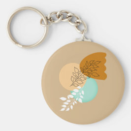 LLAVERO HOJAS MINIMALISTAS DE BOHO