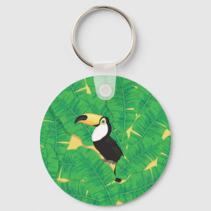 Llavero Hojas toscanas y bananeras