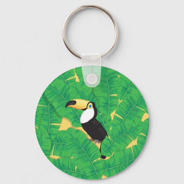 Llavero Hojas toscanas y bananeras (Anverso)