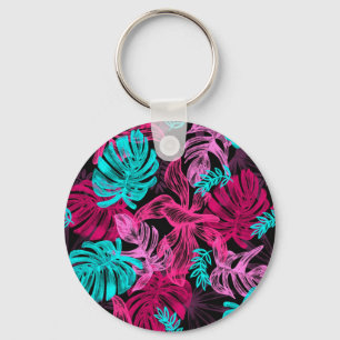 Llavero Hojas tropicales