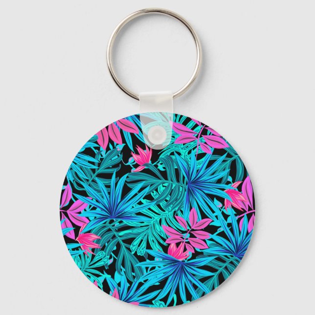 Llavero Hojas tropicales (Anverso)