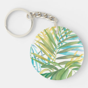 Llavero Hojas tropicales de palmera