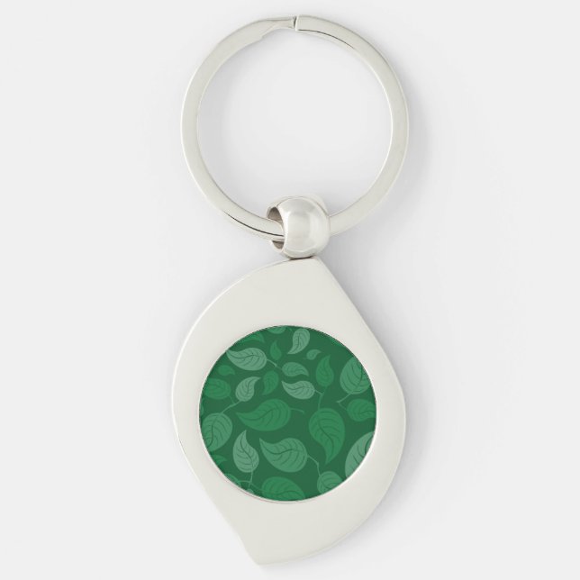 Llavero Hojas verdes (Anverso)