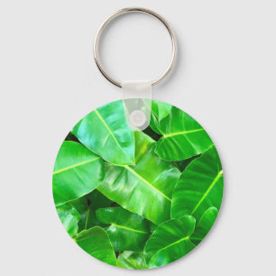 Llavero Hojas verdes Palm Leaf selva tropical selva