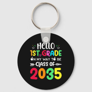 Llavero Hola 1er grado en mi camino a ser clase de 2035 at
