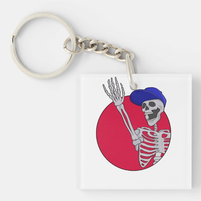 Llavero Hola amigos Guay y Funny Skeleton (Frente)