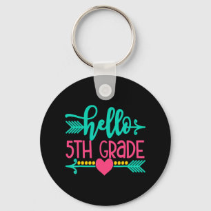 Llavero Hola Chicas de 5º grado de vuelta a la escuela reg