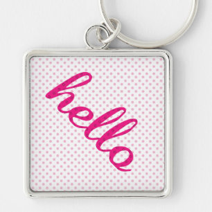 Llavero Hola Cute Colorful Hello Gifts