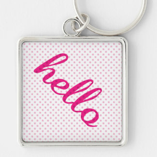 Llavero Hola Cute Colorful Hello Gifts