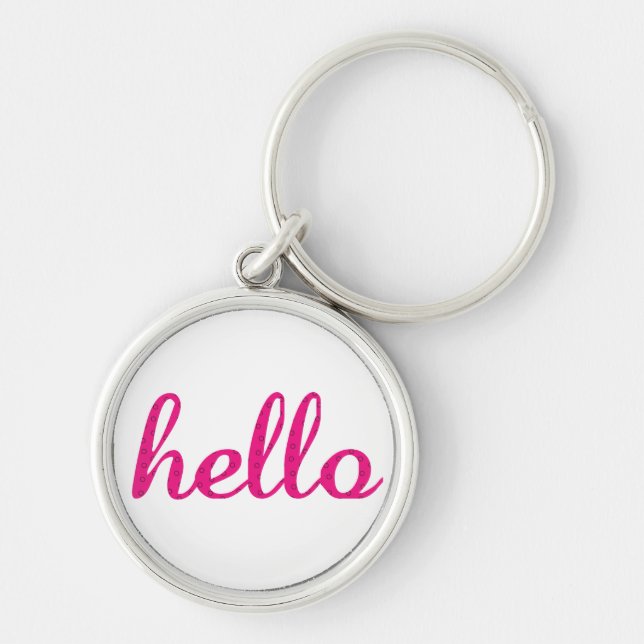 Llavero Hola Cute Colorful Hello Gifts (Frente)