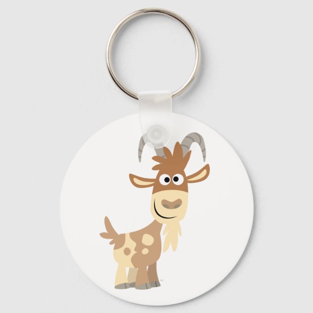 Llavero ¡Hola! Cute Personalizado Goat (Anverso)