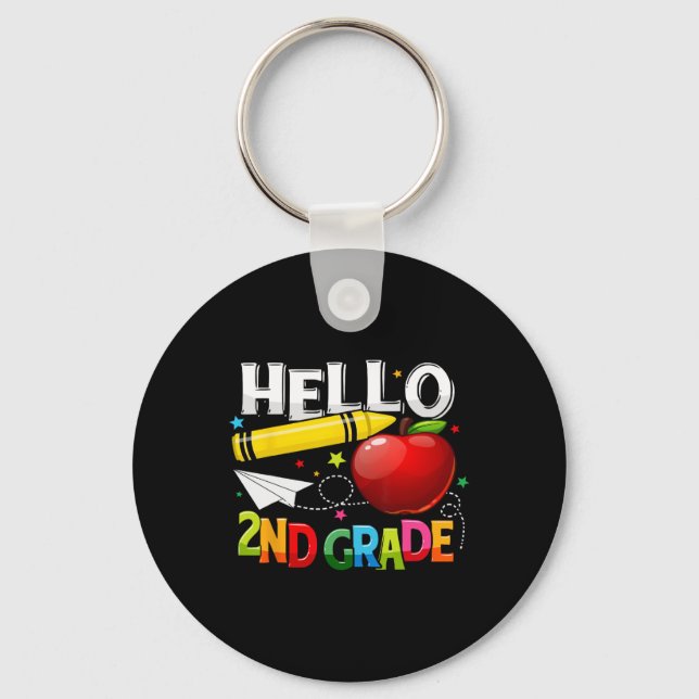 Llavero Hola equipo de profesores de segundo grado gi de e (Anverso)