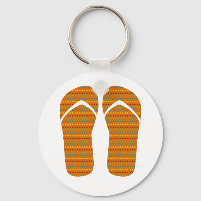 Llavero Hola Flip Flops (Anverso)