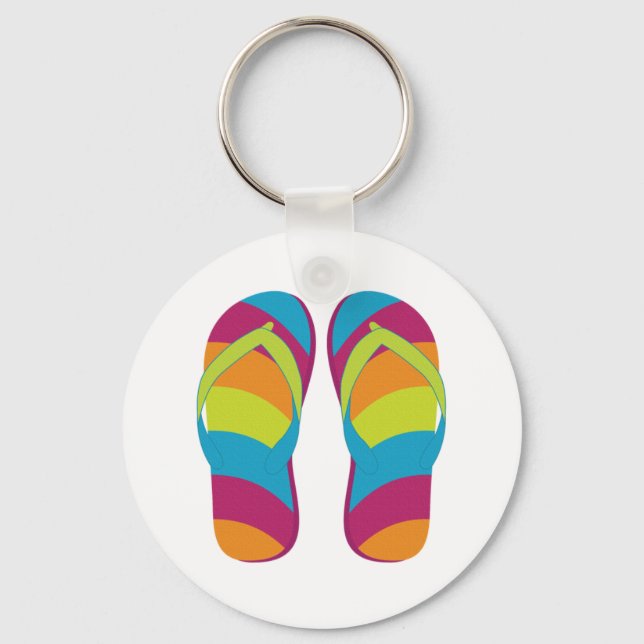 Llavero Hola Flip Flops (Anverso)