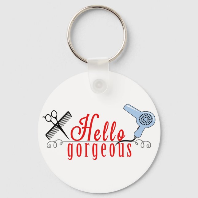 Llavero Hola Gorgeous (Anverso)