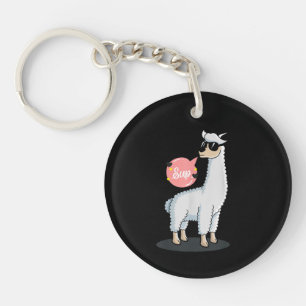 Llavero Hola, Llama Sin Drama Amante de los Animales Incre