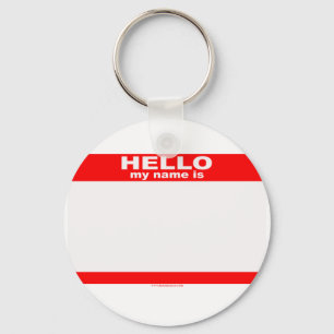 Llavero Hola mi nombre es copia EN BLANCO