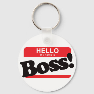 Llavero Hola Mi Nombre Es Jefe