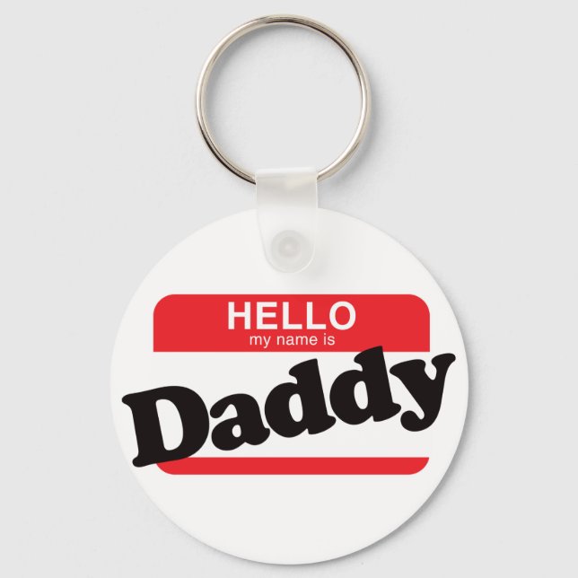 Llavero Hola Mi Nombre Es Papi (Anverso)
