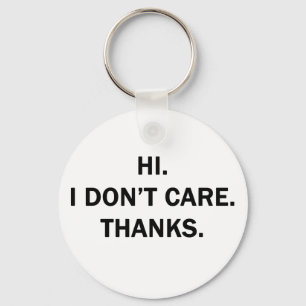 Llavero ¡Hola. No me importa. ¡Gracias.