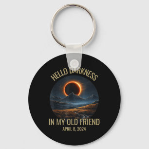 Llavero Hola oscuridad Mi viejo amigo Eclipse solar Abril