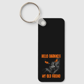 Llavero Hola oscuridad mi viejo amigo: Edición de Hallowee