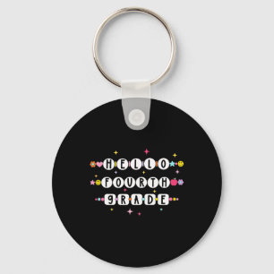 Llavero Hola Pulsera de Amistad de Cuarto Grado De vuelta
