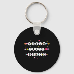 Llavero Hola Pulseras de Amistad de Primer Grado De Vuelta
