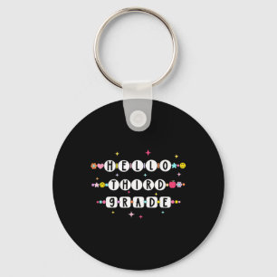 Llavero Hola Pulseras de Amistad de Tercer Grado De vuelta