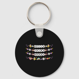 Llavero Hola Pulseras de Amistad de Tercer Grado Vuelta al