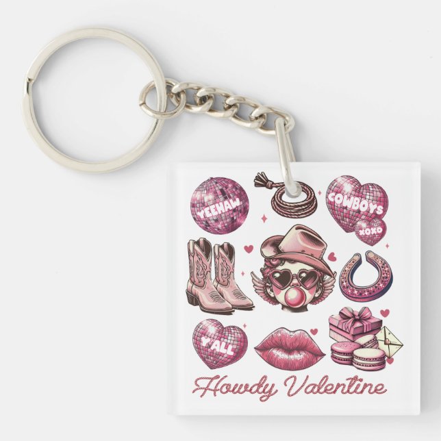 Llavero Hola Valentín (Frente)