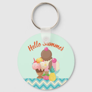 Llavero Hola verano Ice Creams Delights