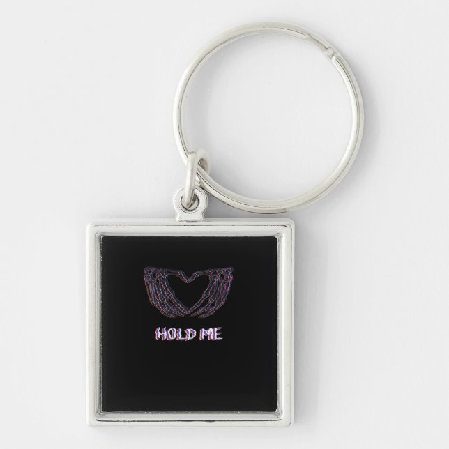 Llavero Hold Me Classic - Skeleton Hand Heart (Frente)