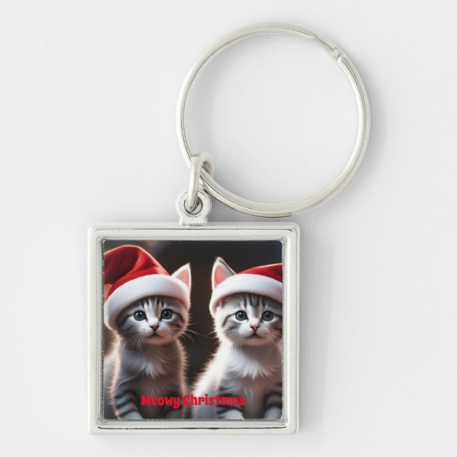 Llavero Holiday Kitten Keychain (Frente)