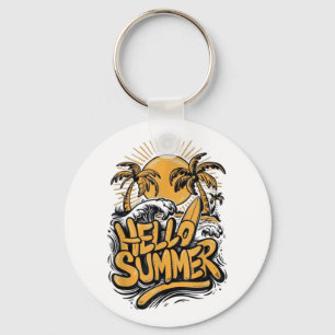 Llavero Holiday Vibe Hello Summer Sunshine Beach Bea