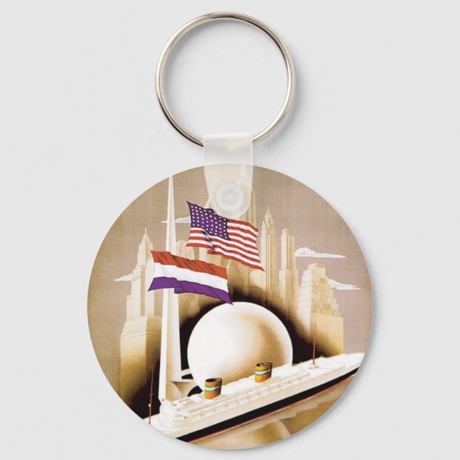 Llavero Holland America Line New York (Anverso)