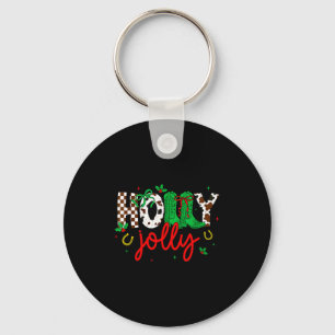 Llavero Holly Xmas Alegre Coqueta Navidad Occidental Vaque
