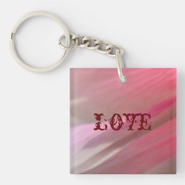 Llavero Hollyhock 10 abstract 3 Love (Frente)