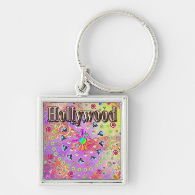 Llavero Hollywood Lucky Golden Keychain (Frente)