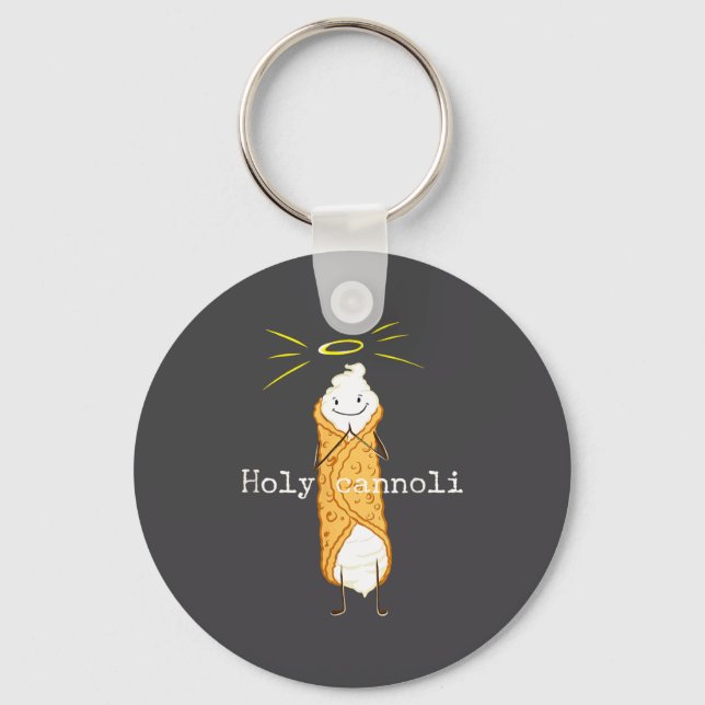 Llavero Holy Cannoli Funny Quote Italian American Gift Sic (Anverso)