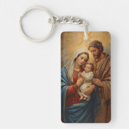 Llavero Holy Family Christmas Keychain