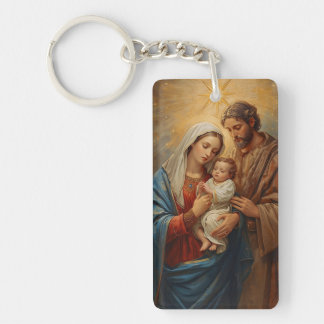 Llavero Holy Family Christmas Keychain