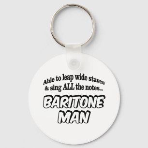 Llavero Hombre Baritone - Superhéroe musical
