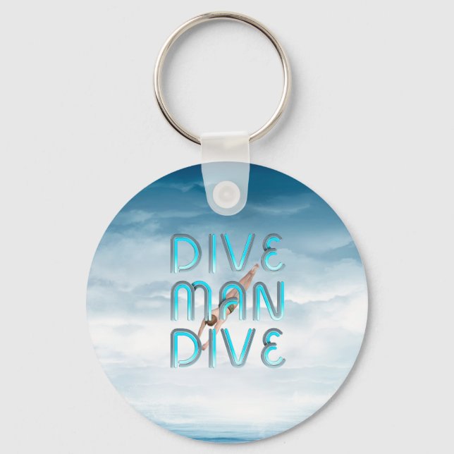 Llavero Hombre de buceo clave TOP Dive (Anverso)