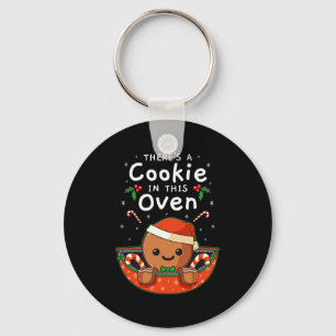 Llavero Hombre de Jengibre de Embarazo de Navidad Galleta