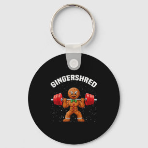Llavero Hombre de jengibre divertido Gingershred gimnasio 