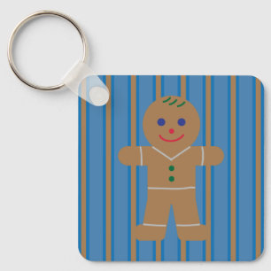 Llavero Hombre de Jengibre Divertido y Elegante