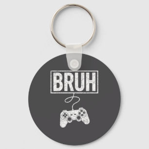 Llavero Hombre de juegos divertidos Meme Bruh Retro videoj